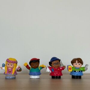 Fisher-Price Little People Assorted Lot of 4 Vintage Figures
